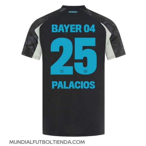 Camiseta Bayer Leverkusen Exequiel Palacios #25 Tercera Equipación Replica 2024-25 mangas cortas